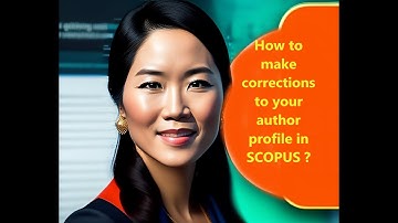 Fixing Your Scopus Author Profile: Easy Steps with #ChatGPT #AI