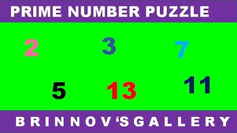 Prime Numbers puzzle | Math Puzzle | Interview Puzzle | math quiz | Learn prime numbers | quiz