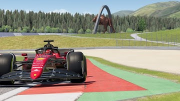 REDBULL RING WITH F1-75.  TIME: 01:09:492