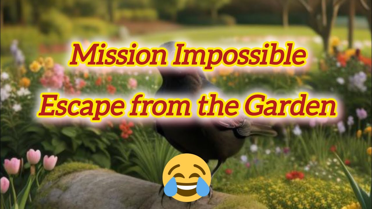 STUCK IN TIME!! GARDEN BIRD TRYING TO ESCAPE THE SCENE! 🤣🤣🤣 