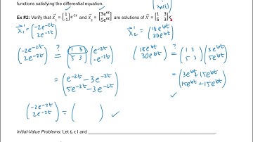 Diff Eq 8.1 Notes: Preliminary Theory - Linear Systems