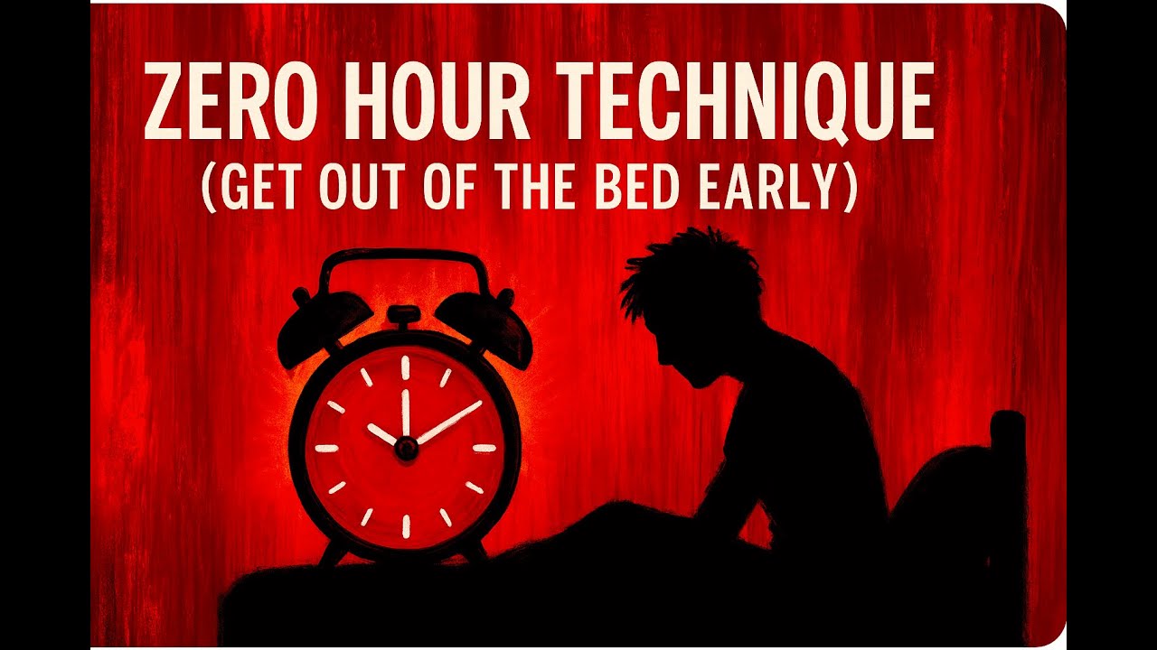 Техника нулевого часа ☀︎, чтобы встать с постели по утрам!