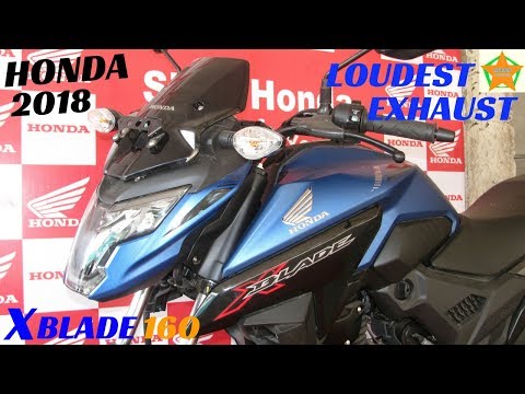Ultimate Exhaust Sound 2018 Honda X Blade 160 : Loudest Exhaust Sound @HiddenTreasuresIndia