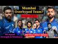 🔴Live: Mumbai Indians Overhyped Team? 🤔| Bumrah Fit नहीं हैं | MI Squad Strength &amp; Weakness
