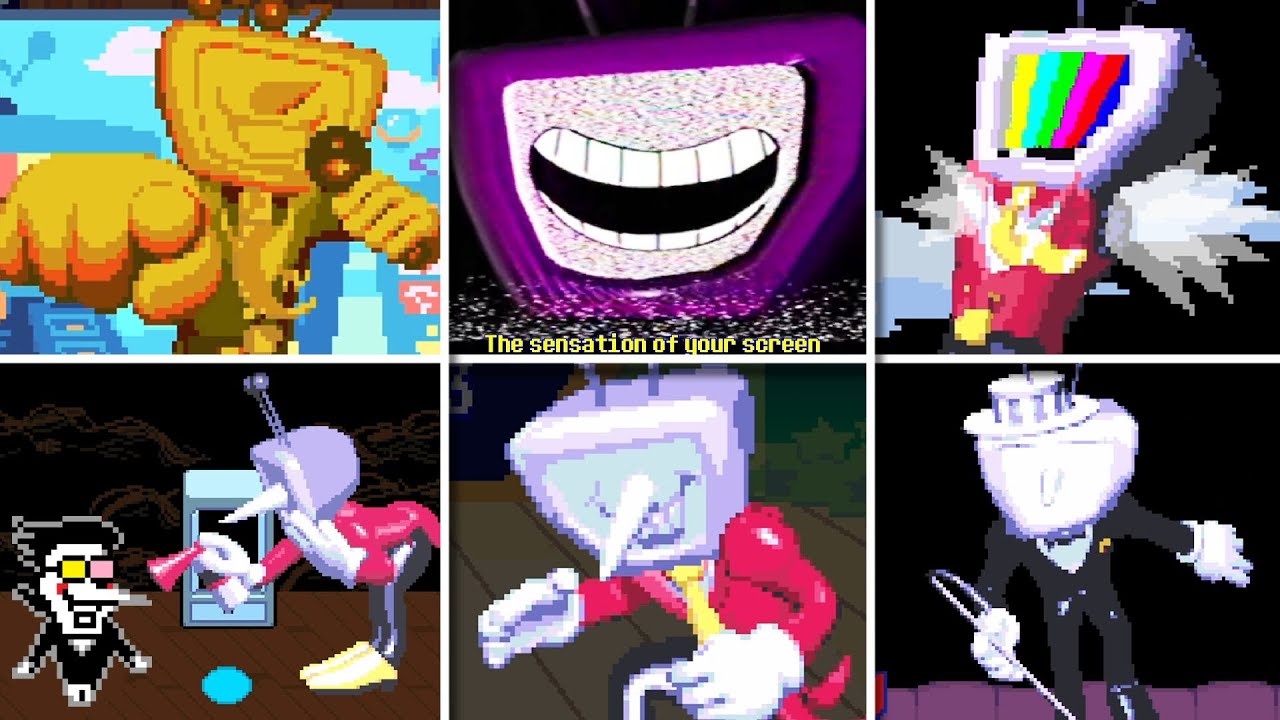 ALL TENNA Scenes - Deltarune: Chapter 3 Comparison (Showcase)