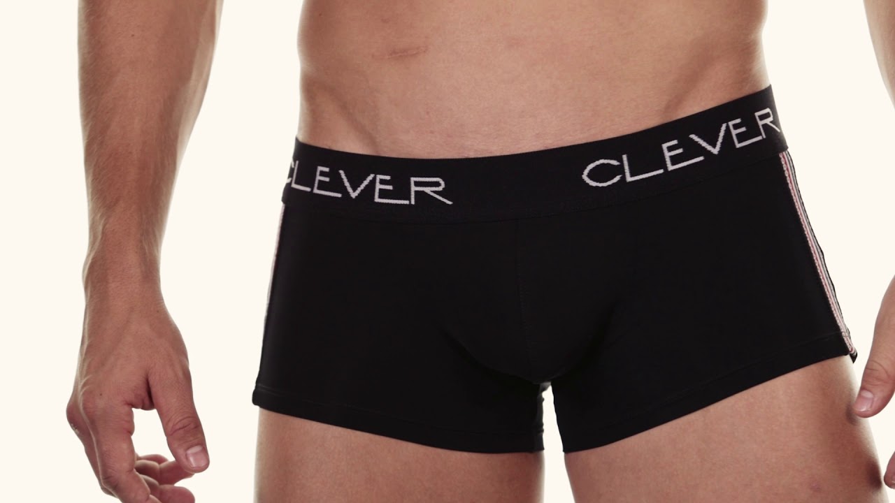Clever Moda Latin Boxer Vibes Black Men's Underwear