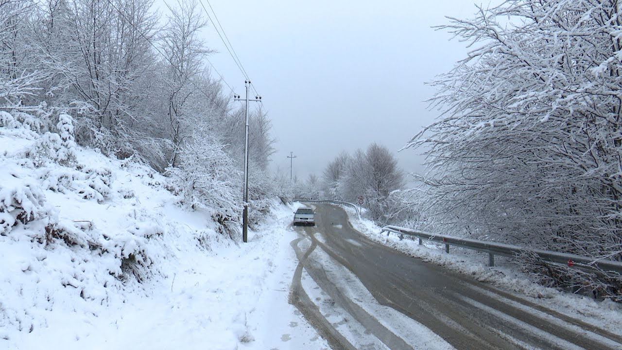 Bie bora e parë për 2024/ 15 cm borë në Dardhë, në Panarit rreth 50 cm ...