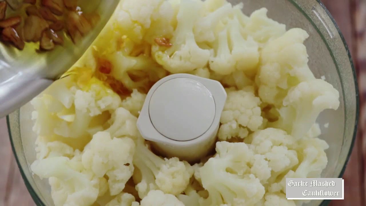 Garlic Mashed Cauliflower | Quick Mashed Potatoes Alternative