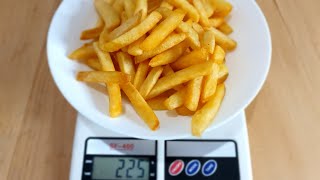how many calories in french fries | السعرات الحرارية فى البطاطس المقلية