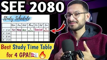 Best *STUDY TIME TABLE* for SEE 2081!🔥 | Anurag Silwal🇳🇵 | NEB SEE 2080