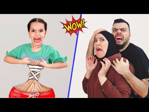 مقالب في بابا و سرى لمدة 24 ساعة