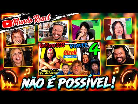 Mult React - Os mais Bizarros e Engraçados Candidatos do Brasil PARTE 4! 4º Turno! 2026 !