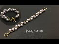 Bracelet Tutorial /How to Make Bracelet with Pearl Beads and Seed Beads/@PinisettyPearlCrafts