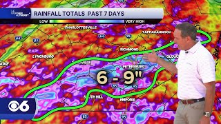 Drought Monitor Update: These parts of Virginia saw 6-9 inches of rain