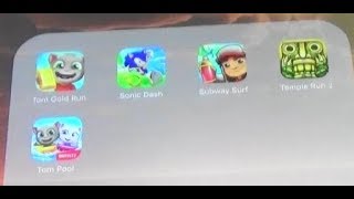 Tom Gold Run Vs Sonic Dash Vs Subway Surfers Vs Temple Run 2 Vs Tom Pool screenshot 5