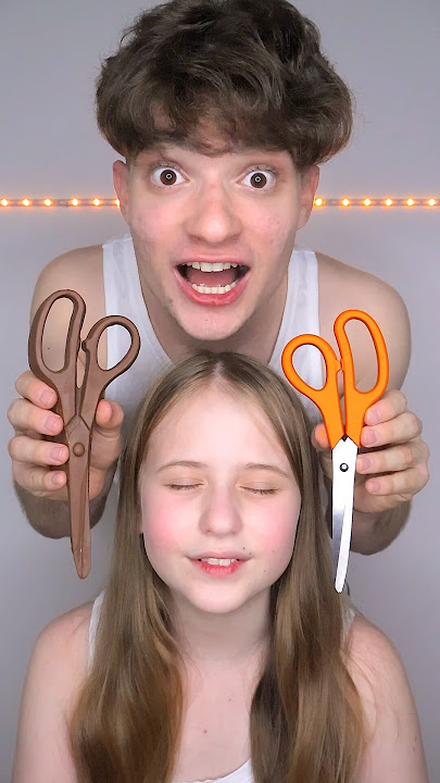 Chocolate VS Real ASMR With My Little Sister! 🤤🍫