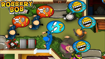 Robbery Bob - Don vs Hazmat Bob vs Stylish Bob Perfect Gameplay #37