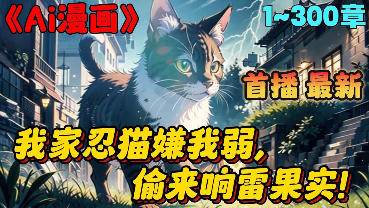 🔥【AI漫画】《火影：我家忍猫嫌我弱，偷来响雷果实》💥1-300章节：和风穿越到火影世界，成了宇智波一员。无数次尝试开启万花筒写轮眼失败，时间距离灭族之夜不到一年……