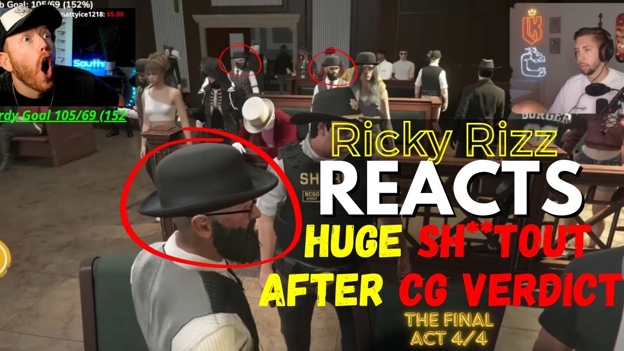 Ricky Rizz Reacts to HUGE SH**TOUT after CG's VERDICT! 🤯 (Final Act 4/4 ...