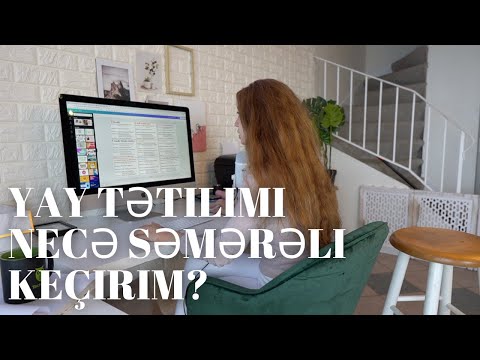 Video: Tətilinizi Evdə Necə Keçirə Bilərsiniz