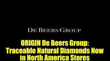 ORIGIN De Beers Group: Traceable Natural Diamonds Now in North America Stores