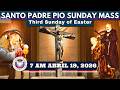 SUNDAY LIVE MASS TODAY at Santo Padre Pio National Shrine ^ April 19, 2026  7AM