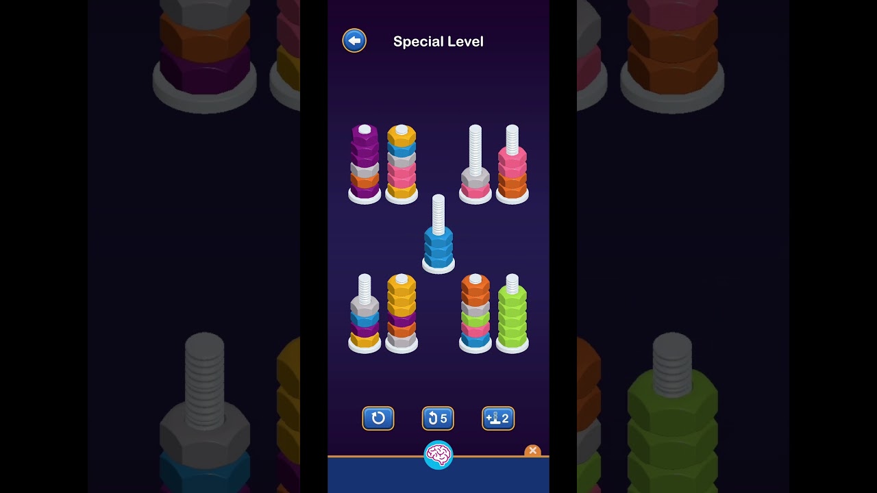 Special level after Lv 275 Nut Sort Puzzle - Color Sort (Guru Game) 