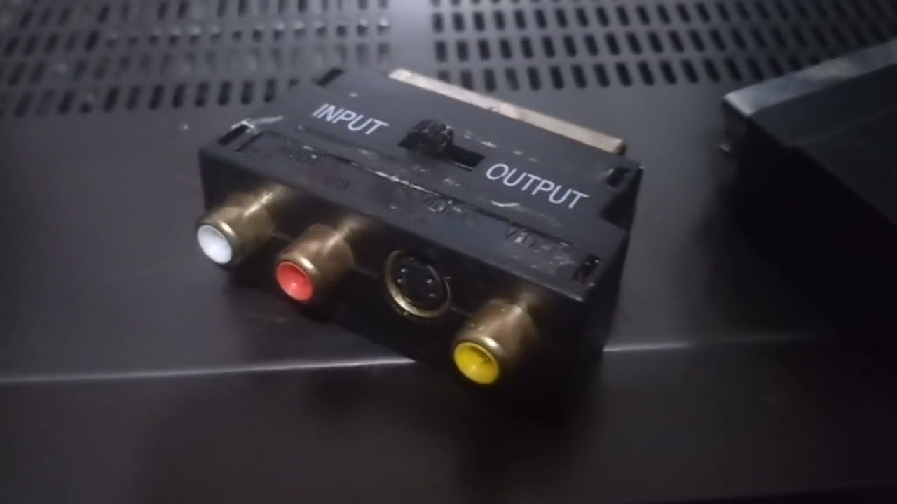 Scart (euro connection) audio interface. 