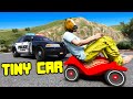 Worlds Smallest Car Trolls Cops in GTA 5 RP