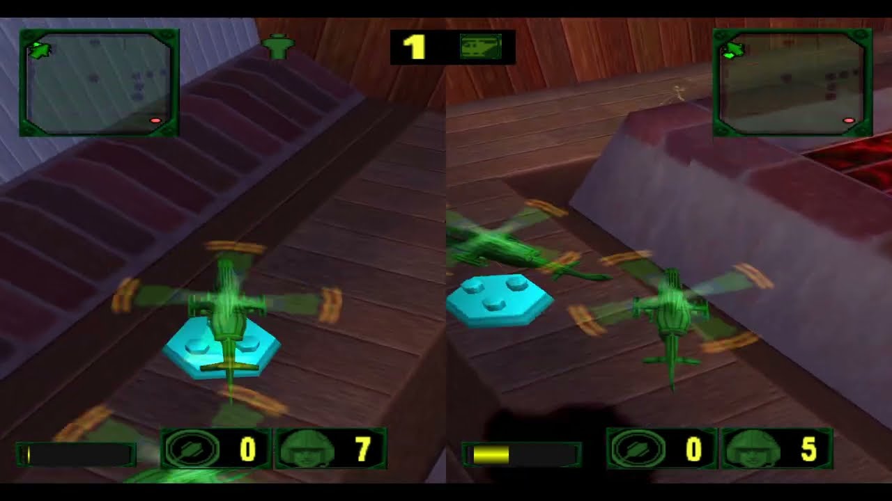 ¿Donde esta Woodstock? Army Men: Air Attack 2 Partida Multijugador Cooperativo (PS2 outtake)