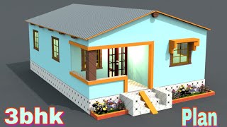 tin set roofing village home plan, metal sheet roof house design | house plan and design