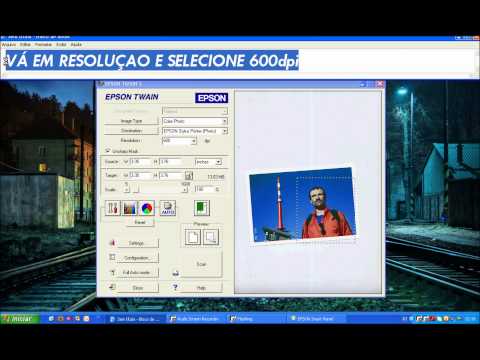 Como alterar a resolução do scanner - EPSON Perfection 1260