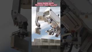 This Robot Builds A House In 2 Days! #shorts