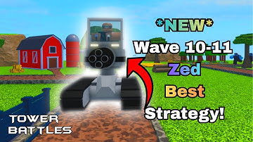 NEW *INSANE* Wave 10-11 Zed PVP/Survival META in Roblox Tower Battles