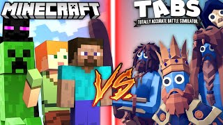 MINECRAFT MOBS VS TABS UNITS | Totally Accurate Battle Simulator