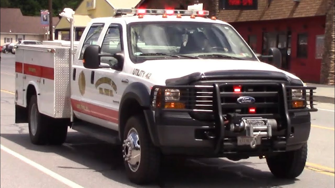 Tunkhannock Township Fire Company Utility 42 Responding YouTube