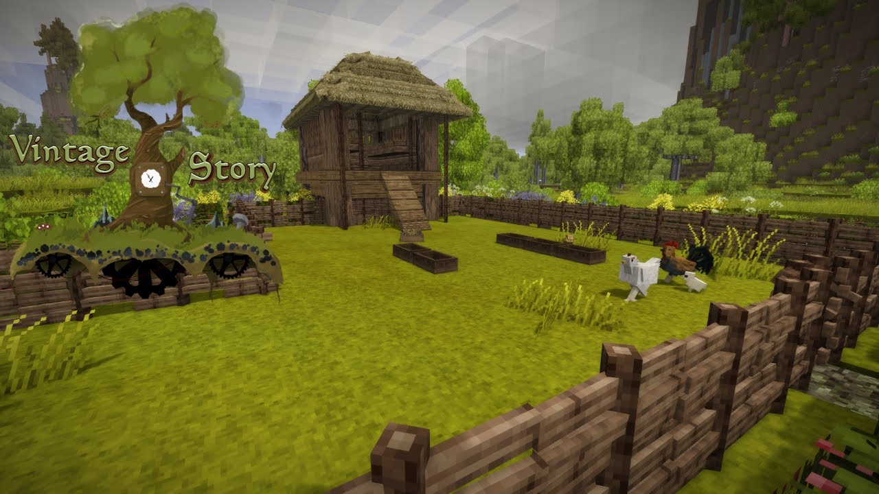 Windmill Automation and Chicken Coop Vintage Story LP EP 19 YouTube