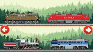 Animated Puzzles Train | Fun Kids Locomotive Train Express Cargo Train Puzzle screenshot 1