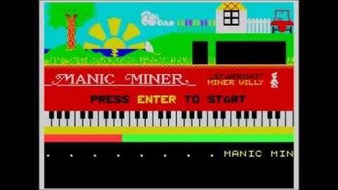 REVIEW - MANIC MINER - ZX SPECTRUM