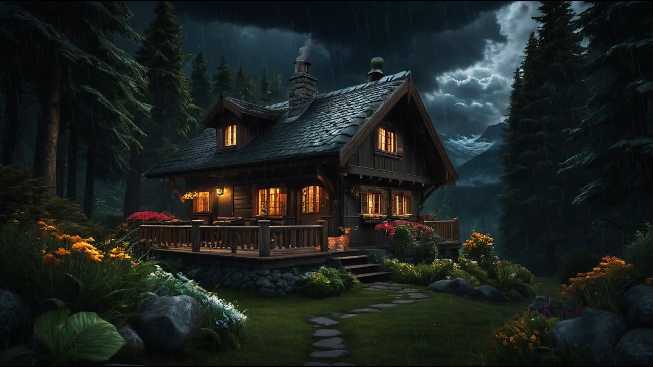 10-Hour Piano & Rain for Stress Relief and Peaceful Study Focus 🧠