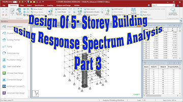 Design of 5 - Story Building Using Response Spectrum Analysis Part 3.