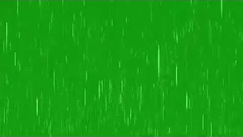 Футаж дождь на зелёном фоне - хромакей