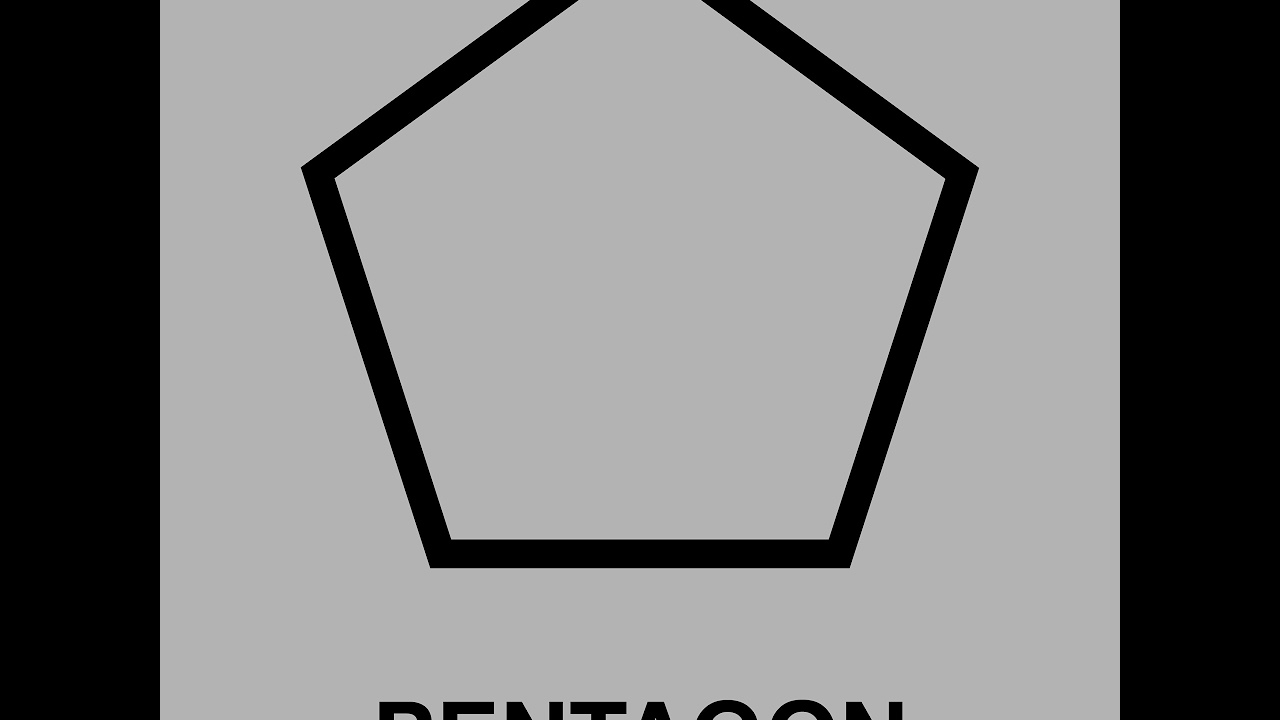 How to draw a pentagon - Method 3