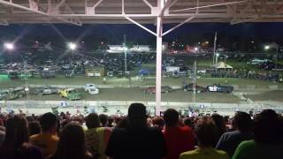 Demolition derby at the Stark County Fair 2016