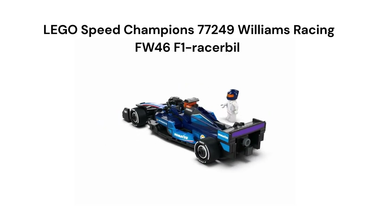 LEGO Speed ​​Champions 77249 Williams Racing FW46 F1 Race Car