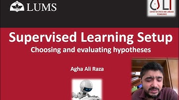 [Machine Learning in Urdu/Hindi] 002- Supervised Learning setup -01-W2L2-HQ