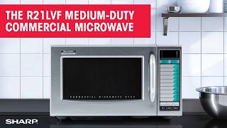 Sharp R21LVF Medium-Duty Commercial Microwave | Everyday Performance