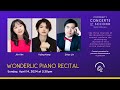 2024 wonderlic piano recital