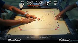 CARROM QF | Dhinakaran vs Ramesh Babu | YMCA Madras - Annual Carrom Tournament  #carromunlimited