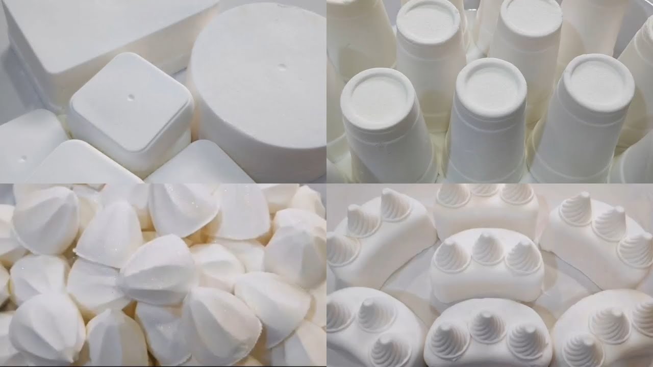 Baking soda🤍compilation  4 video //#asmrbakingsoda 